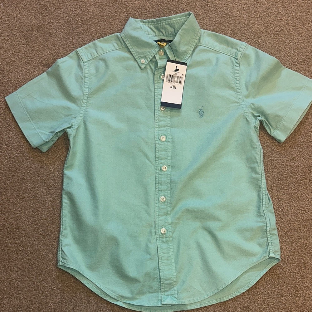 Polo by Ralph Lauren Mint Green Button-Up Shirt